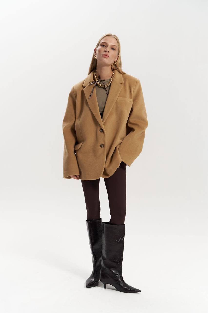 MARYNARKA TEDDY CARAMEL
