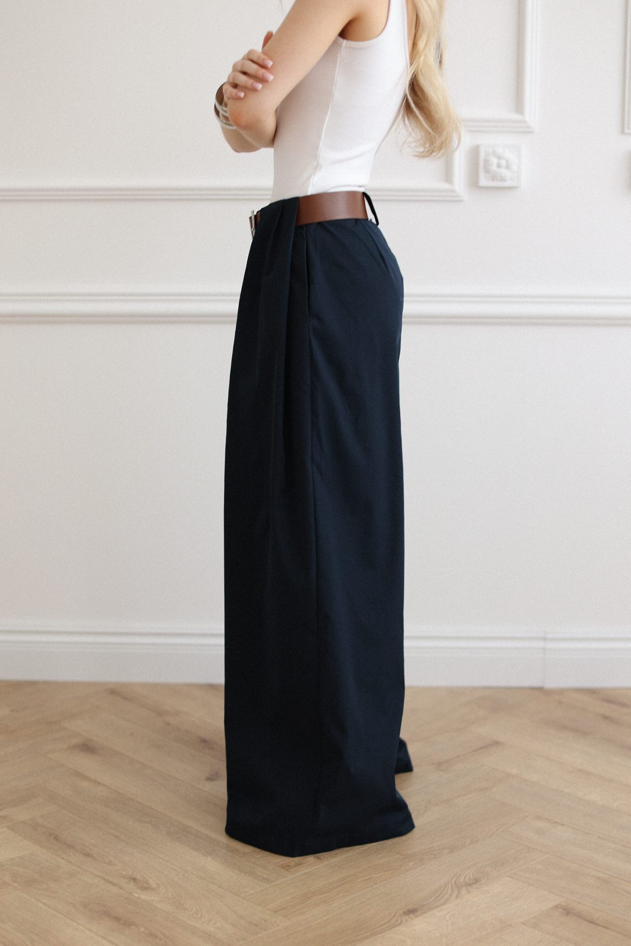 SPODNIE LIORA NAVY BLUE