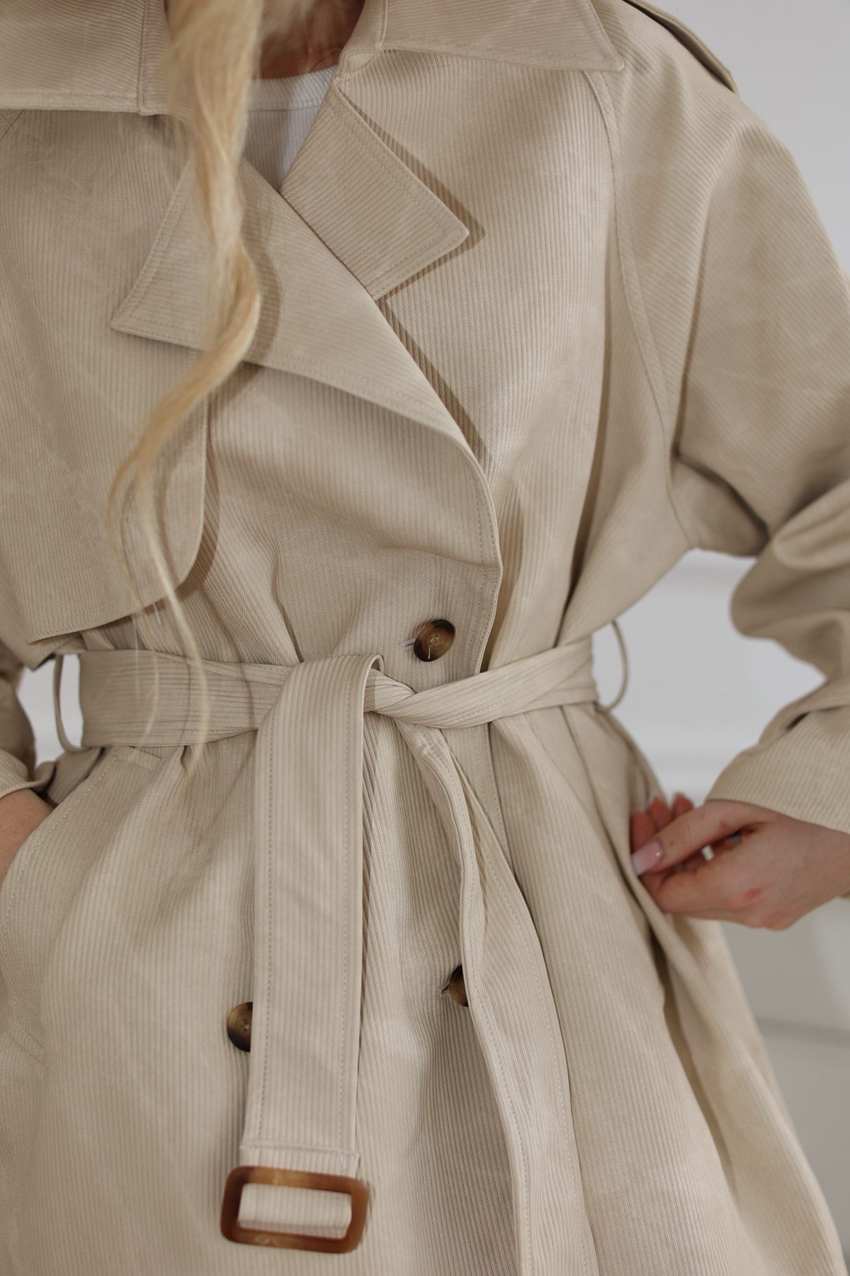 TRENCZ LINEAR BEIGE