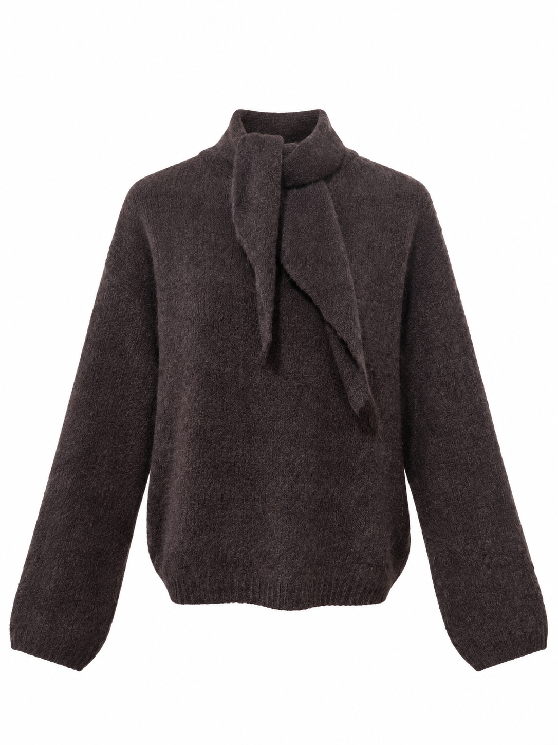 Sweter damski moher Noelle brązowy