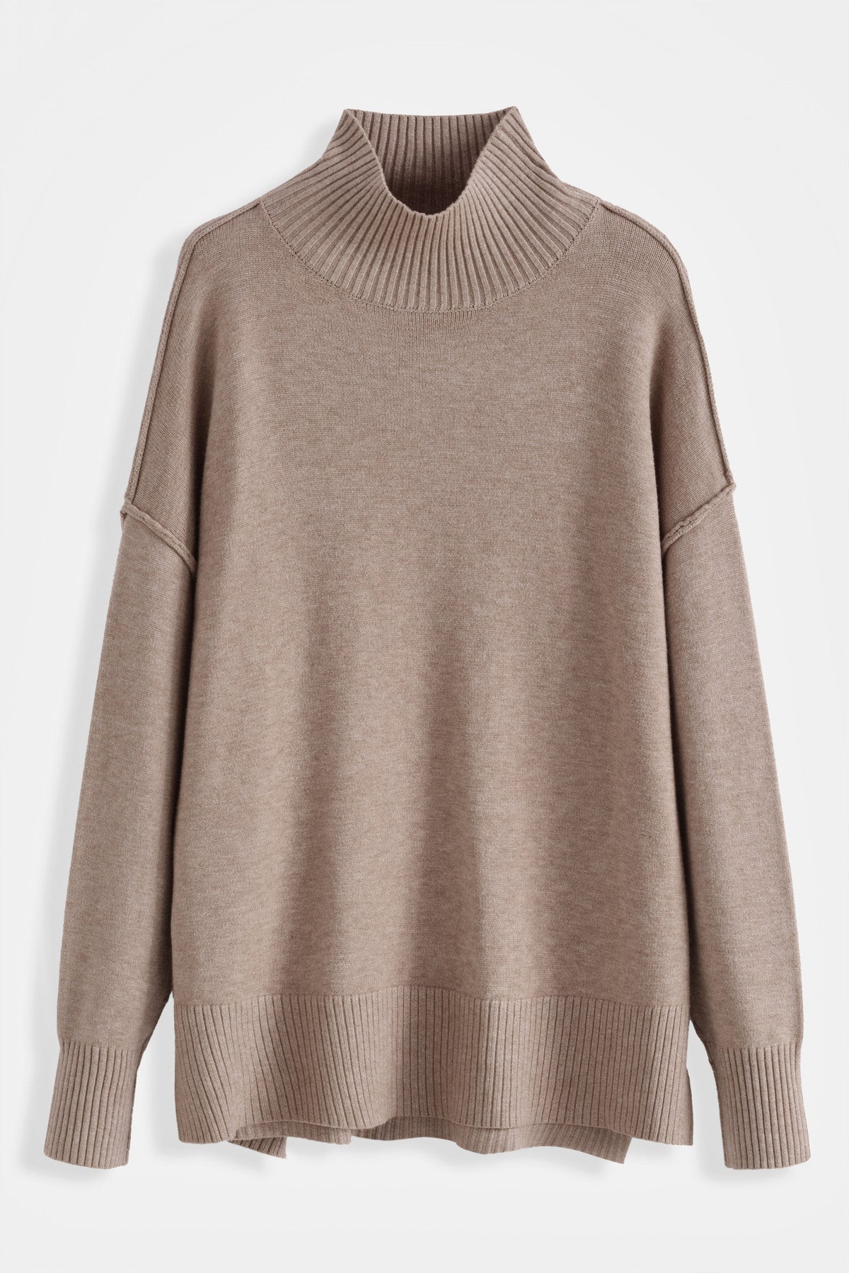 Komplet damski sweter ze spodniami Octavia beżowy