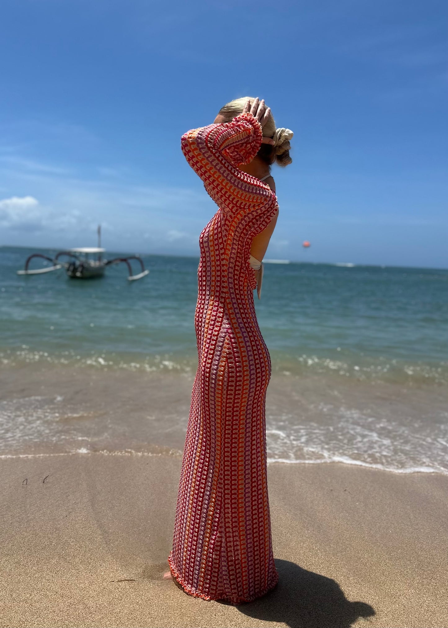Letnia sukienka damska Miami czerwona