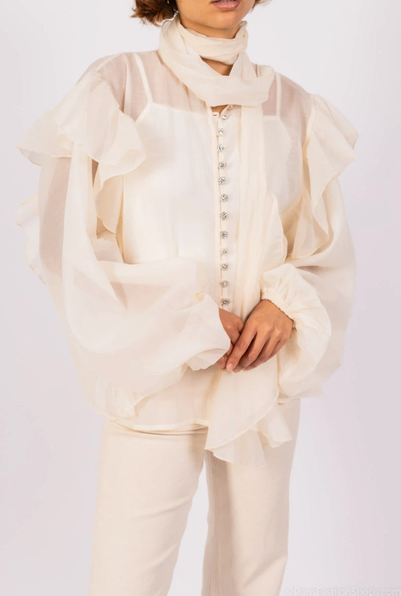 KOSZULA FLORELLE CREAM