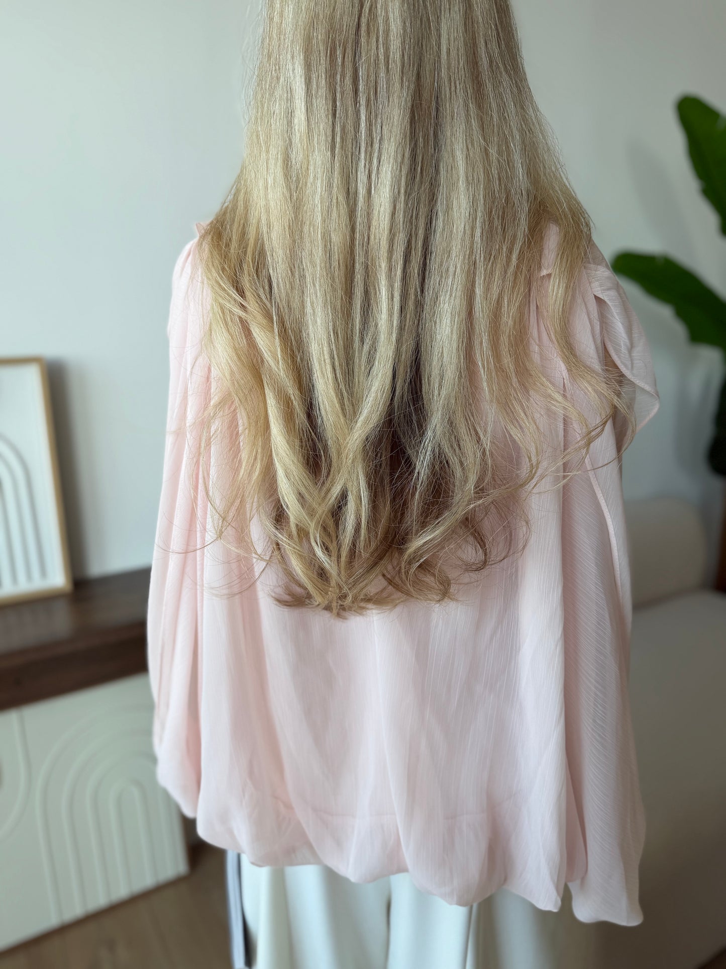 Koszula damska szyfonowa Rose Aura różowa