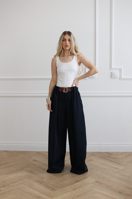 SPODNIE LIORA NAVY BLUE