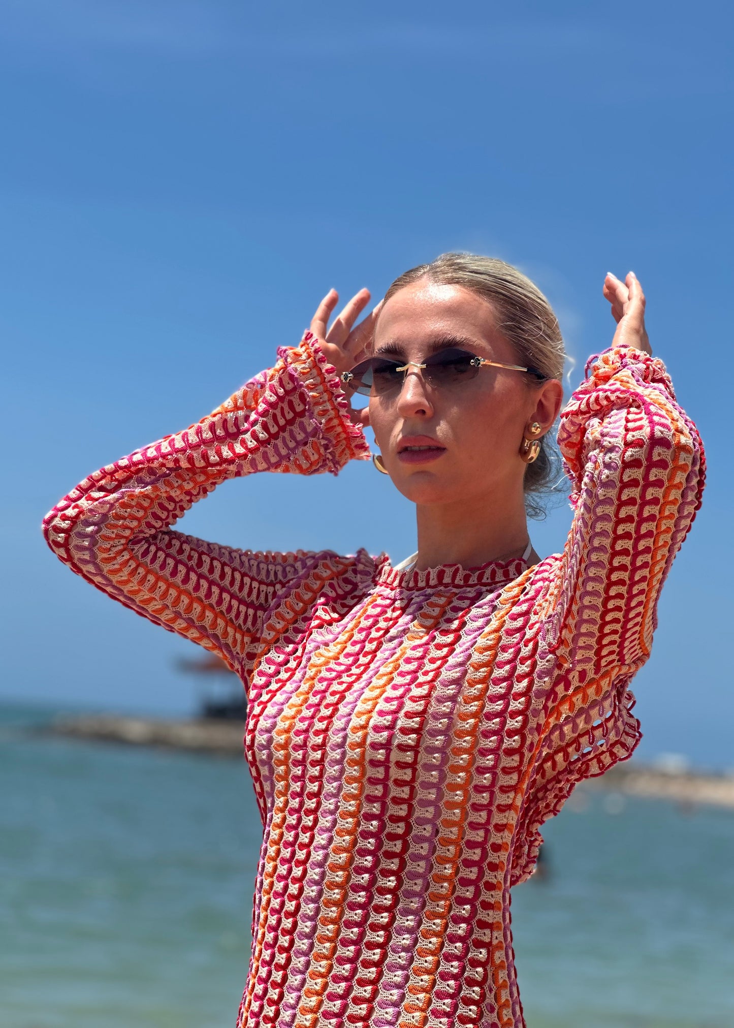 Letnia sukienka damska Miami czerwona