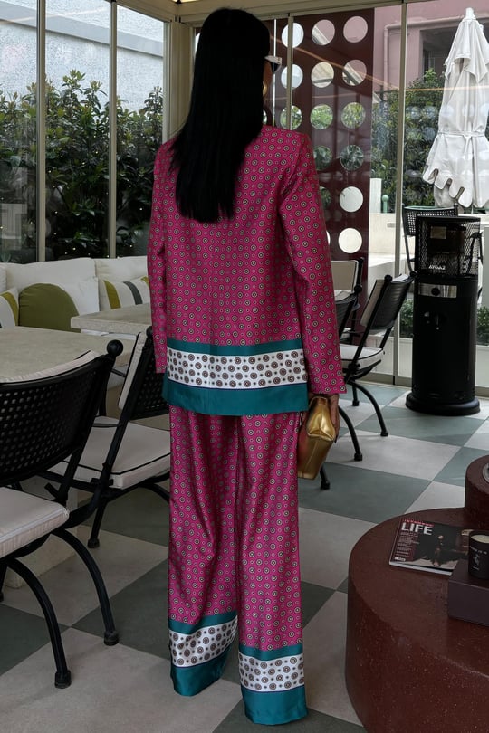 KOMPLET ROYAL FUCHSIA