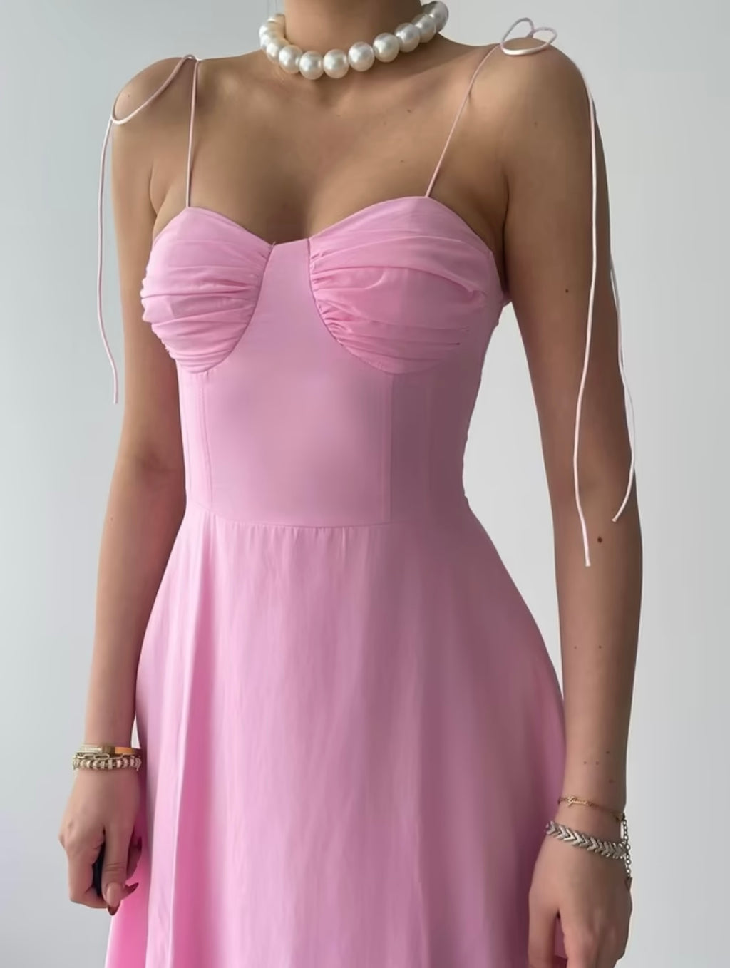 Sukienka damska Rosette Pink różowa