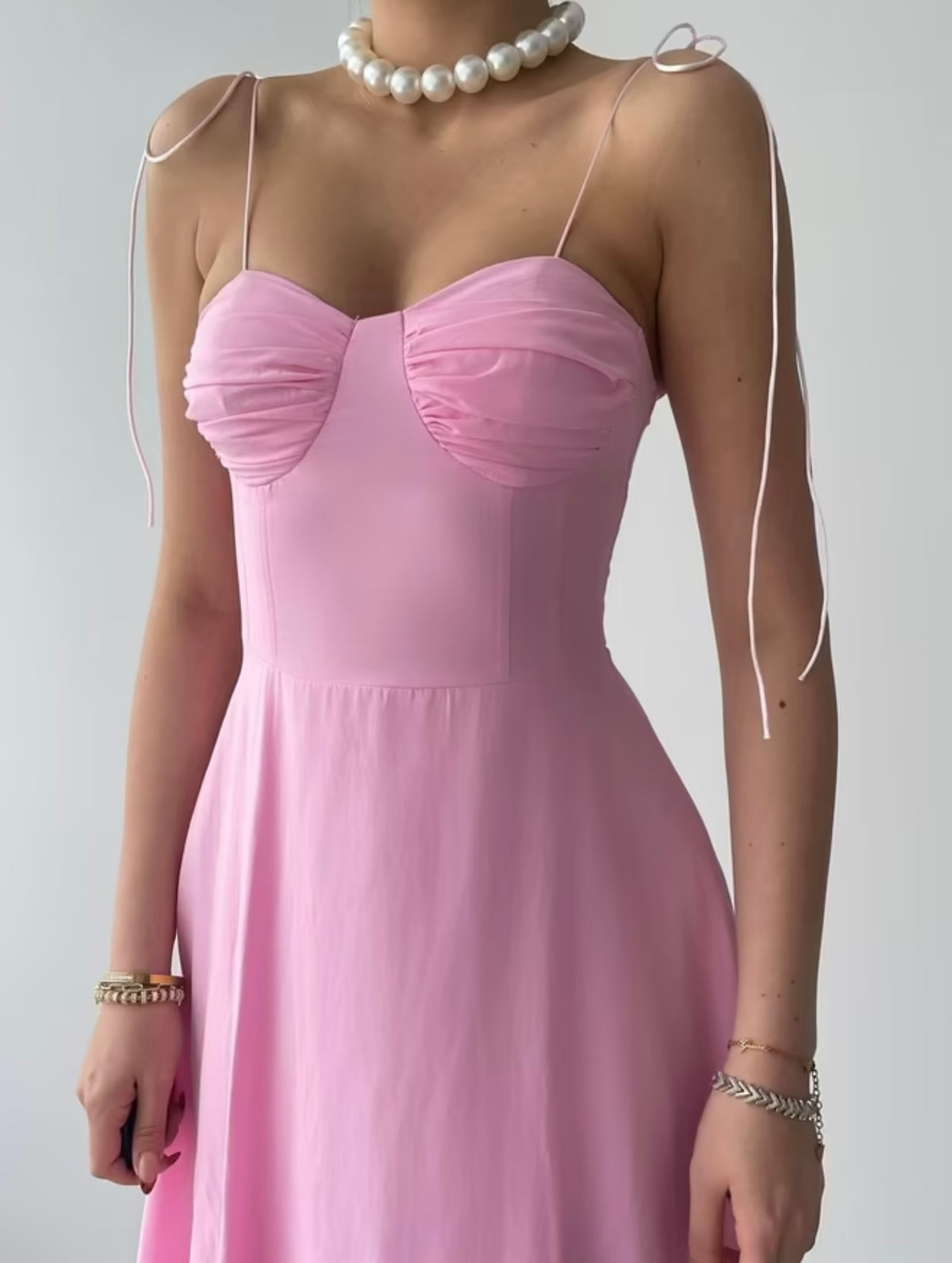 Sukienka damska Rosette Pink różowa